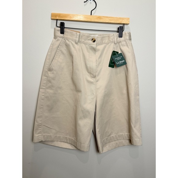 L.L. Bean Other - NWT LL Bean Boys 10 Khaki Pleated Shorts Original Fit 100% Cotton Wrinkle Free